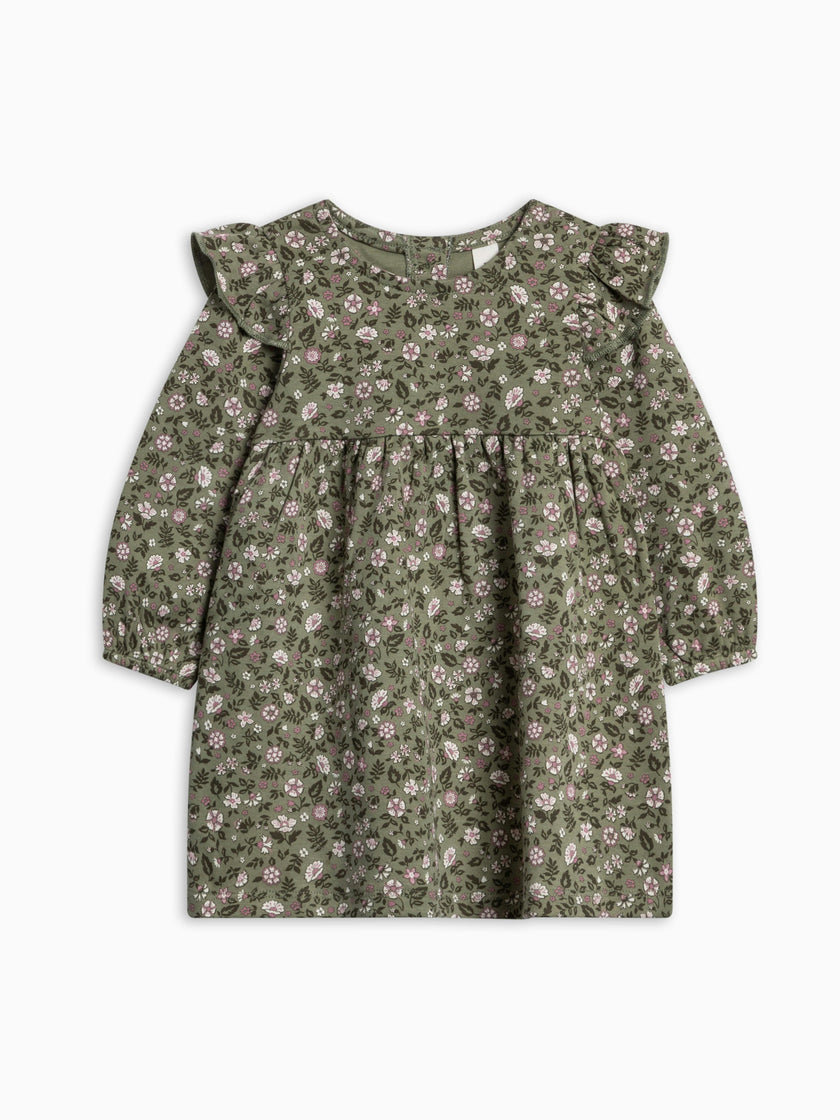 Mika Armhole Ruffle Long Sleeve Dress - Kelsey Floral
