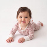 Organic 2-Way Zip Romper - Wild Petal