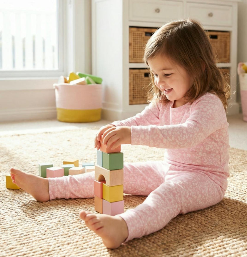 Petite Fleur Bamboo Toddler Pajama Set