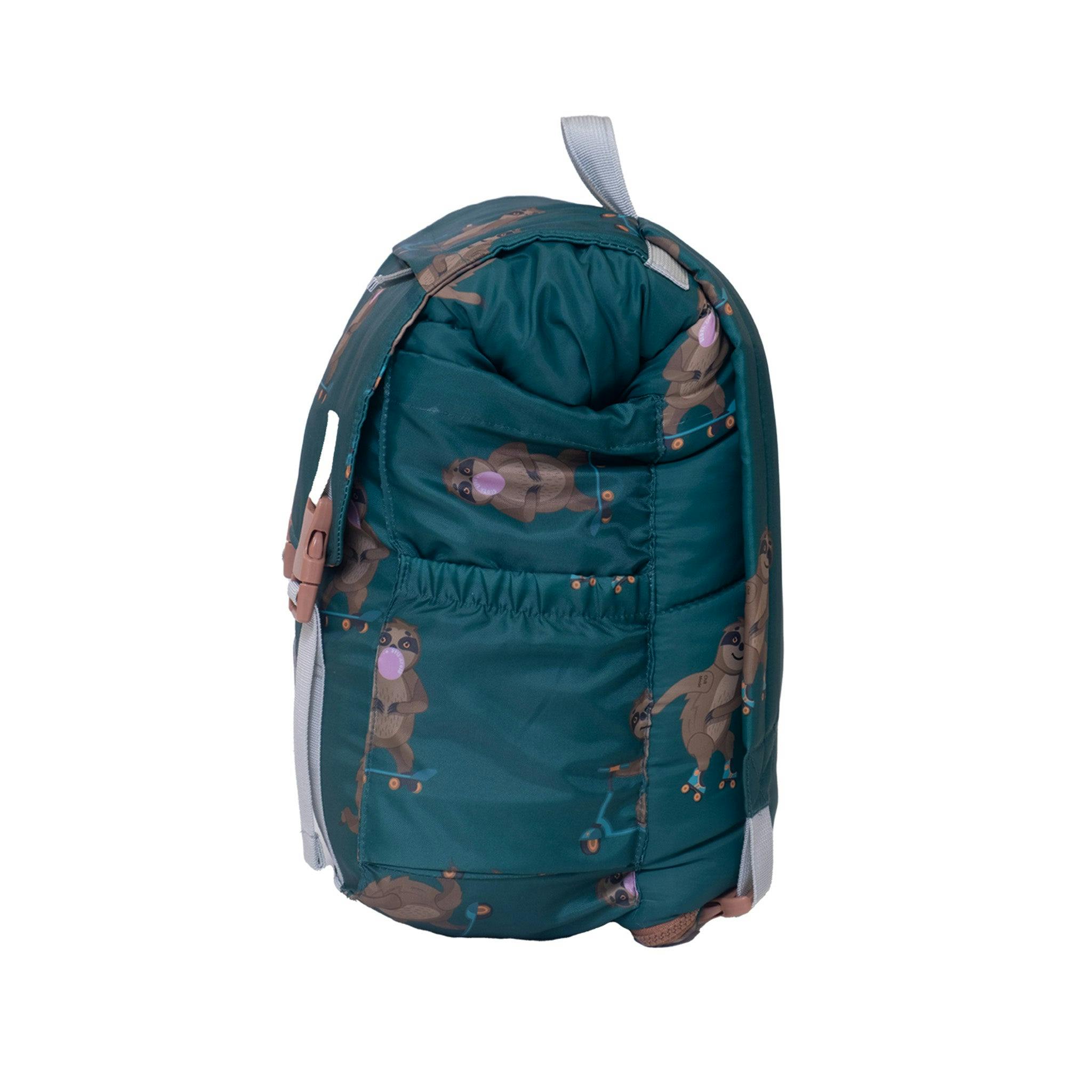 Sleep-N-Pack™ – Little Kid Size | Pals in Print: Skating Sloths