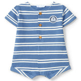 LARANJINHA Striped Sailor Shortie - Blue