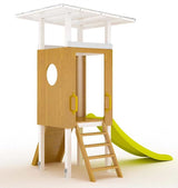 Forest Small Outdoor Toddler Swing Set | Compact Wooden Swing Frame for Babies & Kids