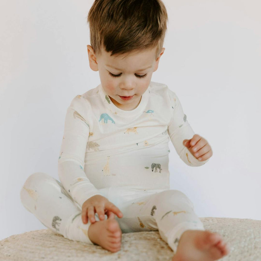 Toddler Modal Pajama Set in Zoo