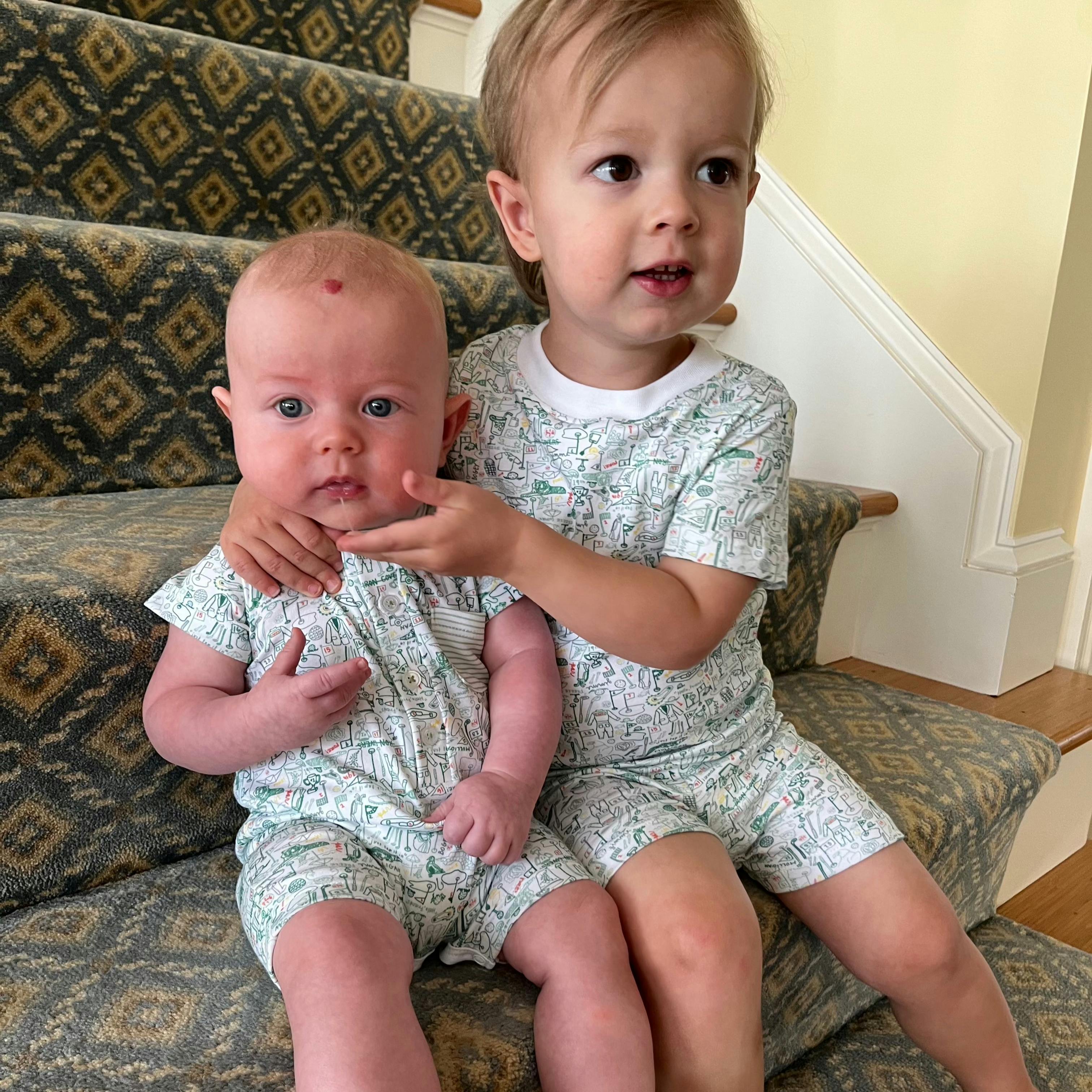 Stars & Stripes Boys Shortie Romper