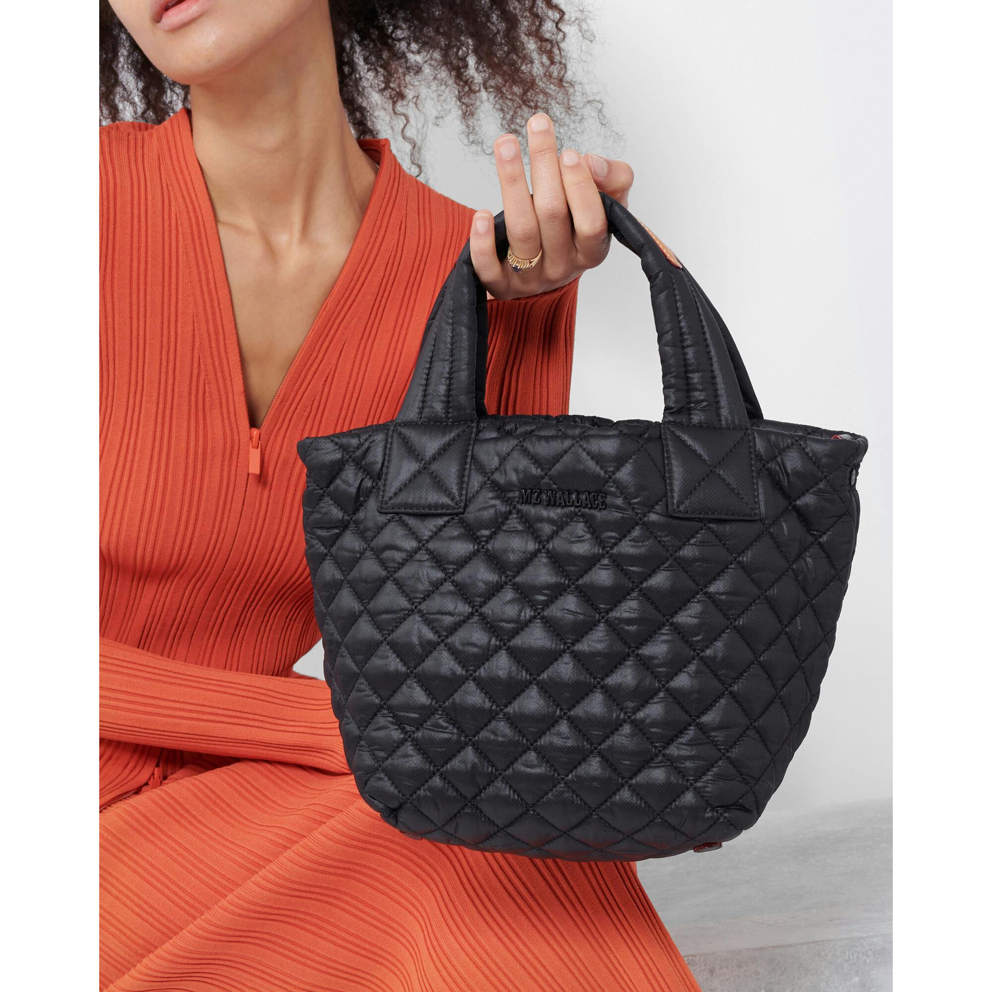Black Mini Metro Tote Deluxe