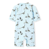 Goose Zipper Shortall Swimsuit