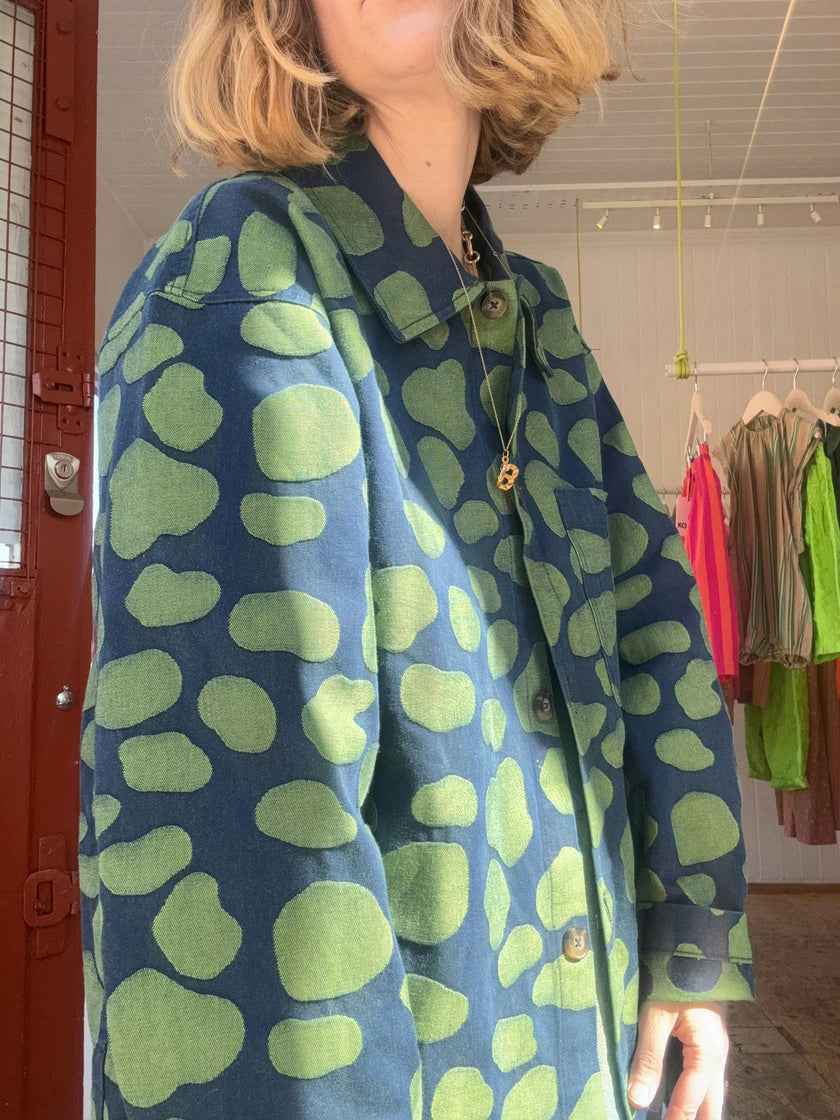 Adult Jagger Denim Dot Overshirt