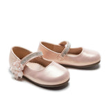Pink Primrose Rhinestone Flats