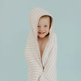 Premium Baby Knit Hooded Towel - Coastal