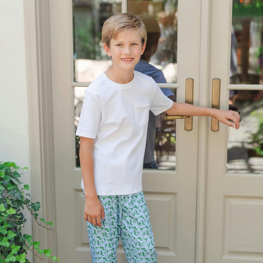 Beckett Boys' Hangout Pant - Wild West Blue