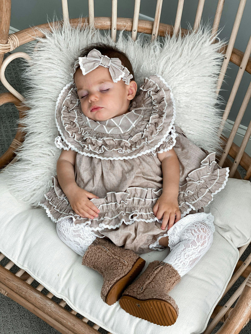 Ashlyn Linen Top and Shorts Set