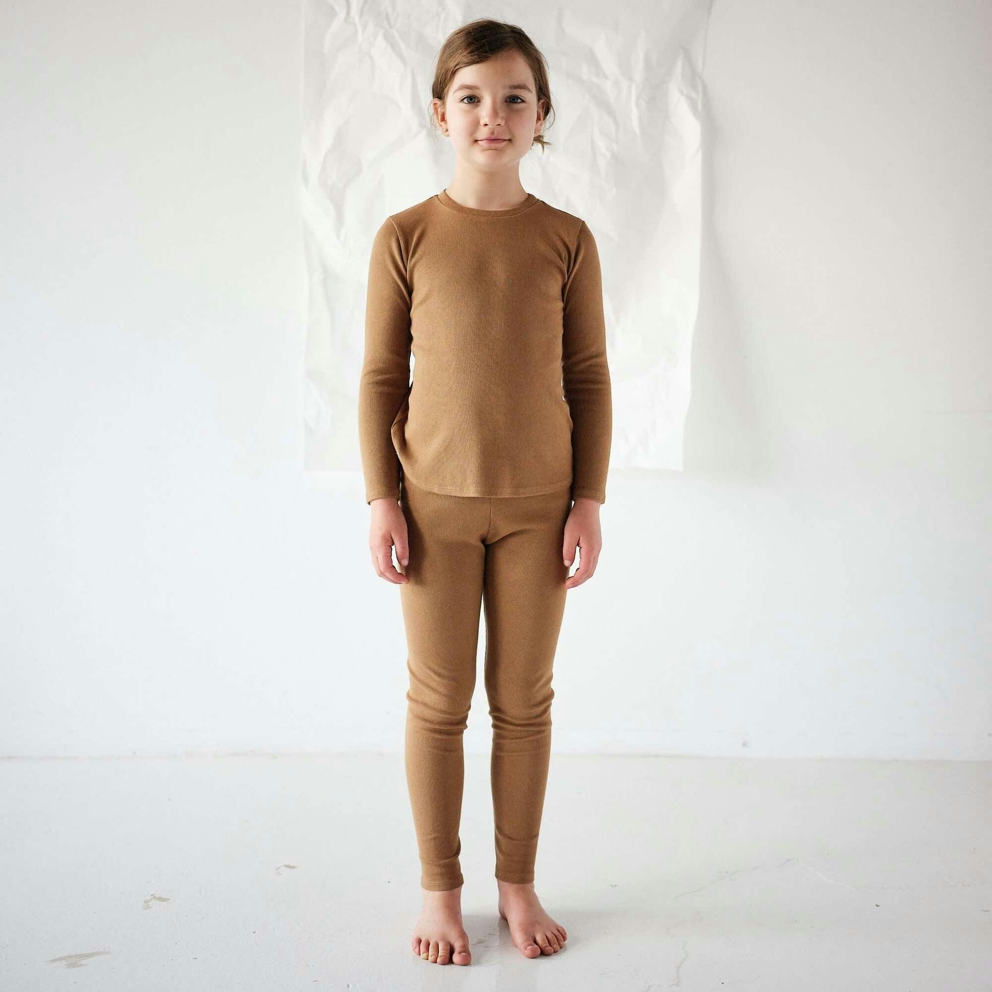 Rib Long Sleeve Top