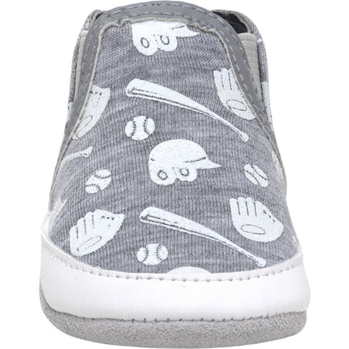 Baseball MVP Heather Grey Glow-in-the-dark Soft Sole