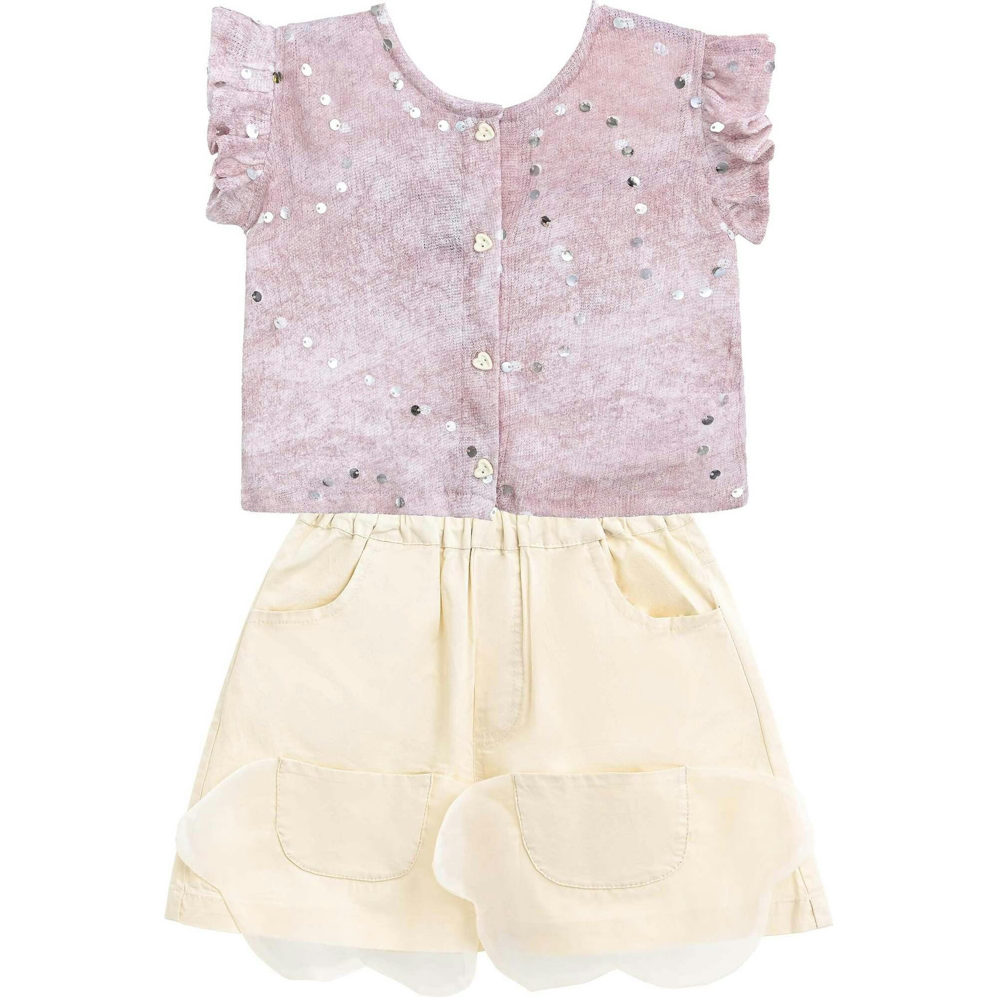 Sequin Shorts Set
