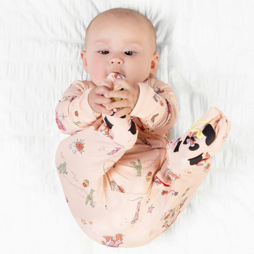 Cowgirl Bamboo Convertible Footie