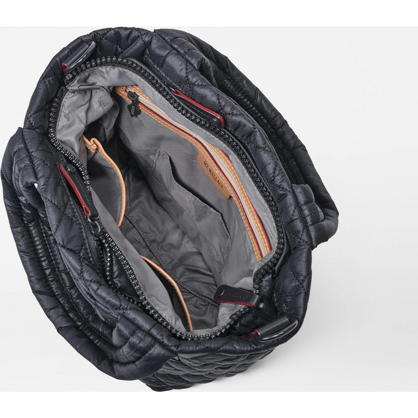 Black Mini Metro Tote Deluxe