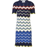 Short Leighton Dress, Stripes
