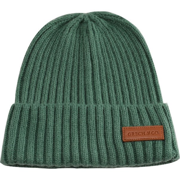Knit Beanie Wide Rib | Fern