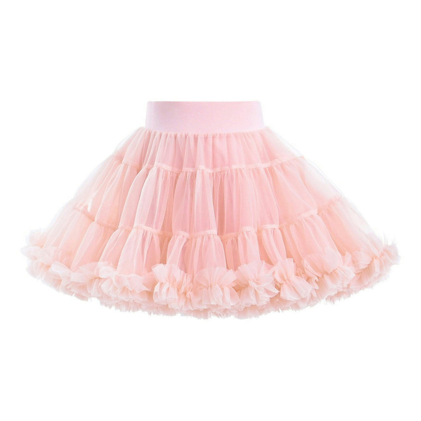 Pink Blush Bow Tutu Skirt