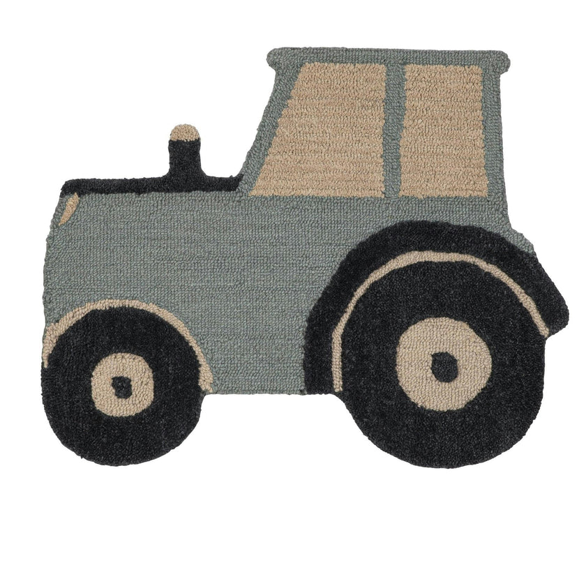 Charlie Farmhouse Tractor Wool Accent Rug (28" x 35")