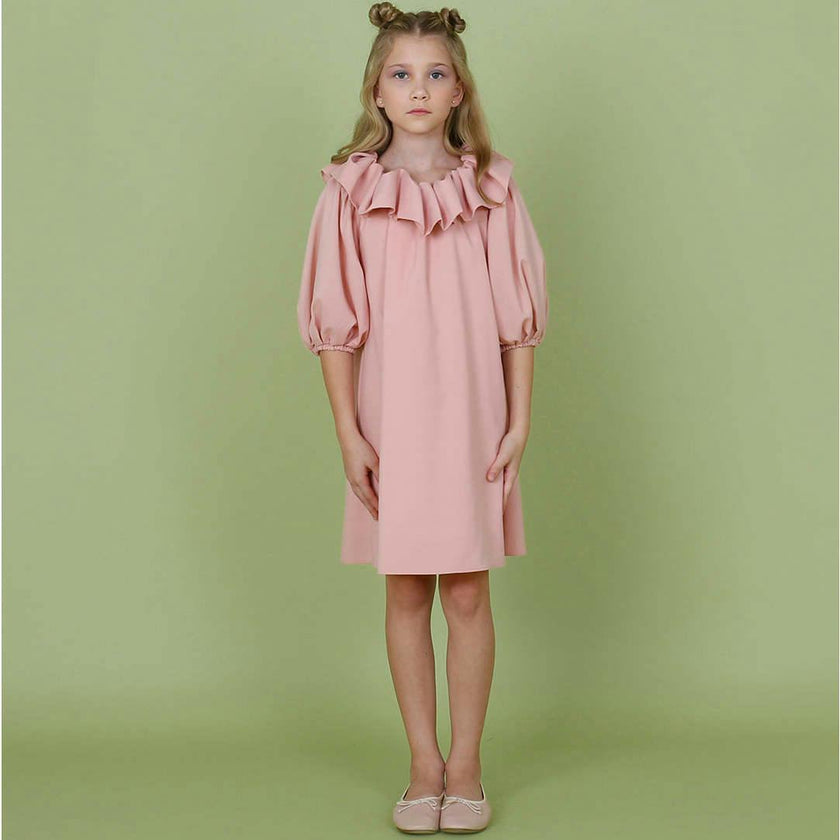Sara dress (ash pink)