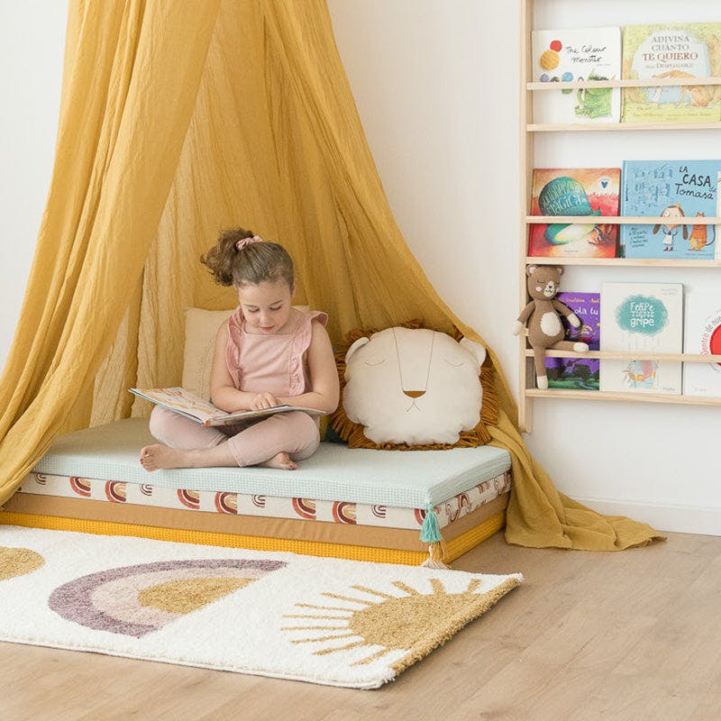 Sunshine Graphic Print Rectangular Rug