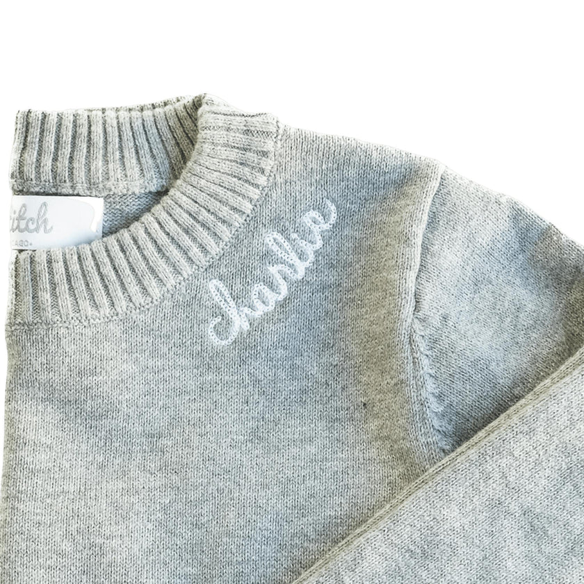Custom Embroidered Crewneck Sweater