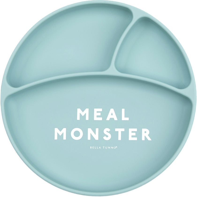 Meal Monster 3-Section Wonder Silicon Suction Plate