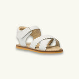 Toddler Bloom Sandal | White Leather