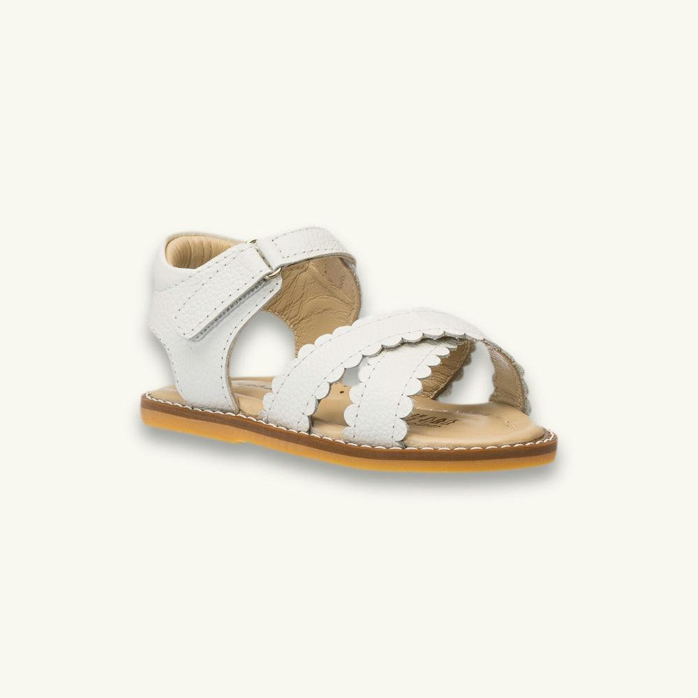 Toddler Bloom Sandal | White Leather