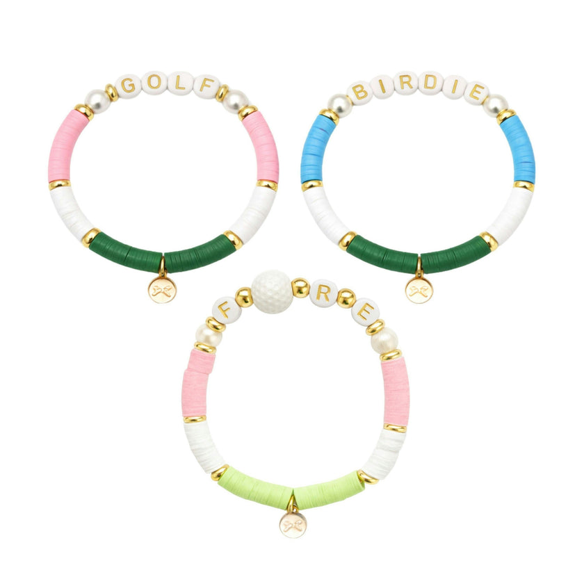 Girls & Women's Golf Lovers Bracelet Set