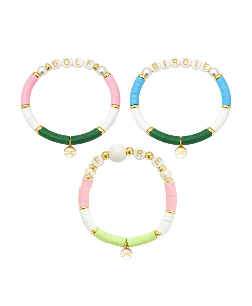 Girls & Women's Golf Lovers Bracelet Set