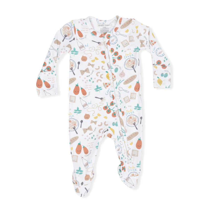 Pasta Lovers - 2 Way Zipper Footie
