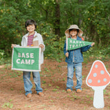Camp Explorer Happy Trails Canvas Pennant