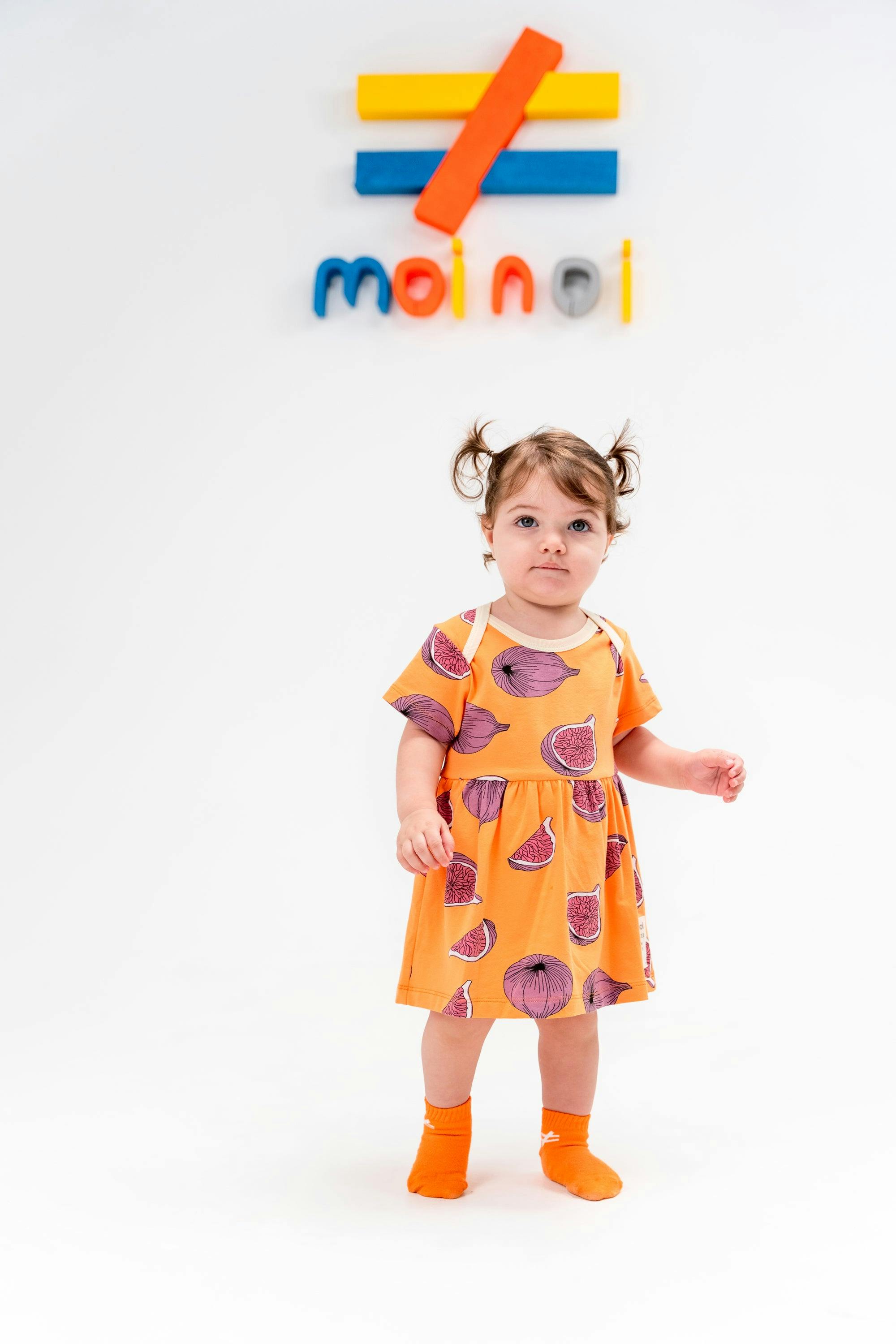 Yellow Sand Castle Print Knitted Dress
