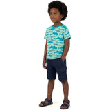 Boys Graphic Tee | Teal Sharks