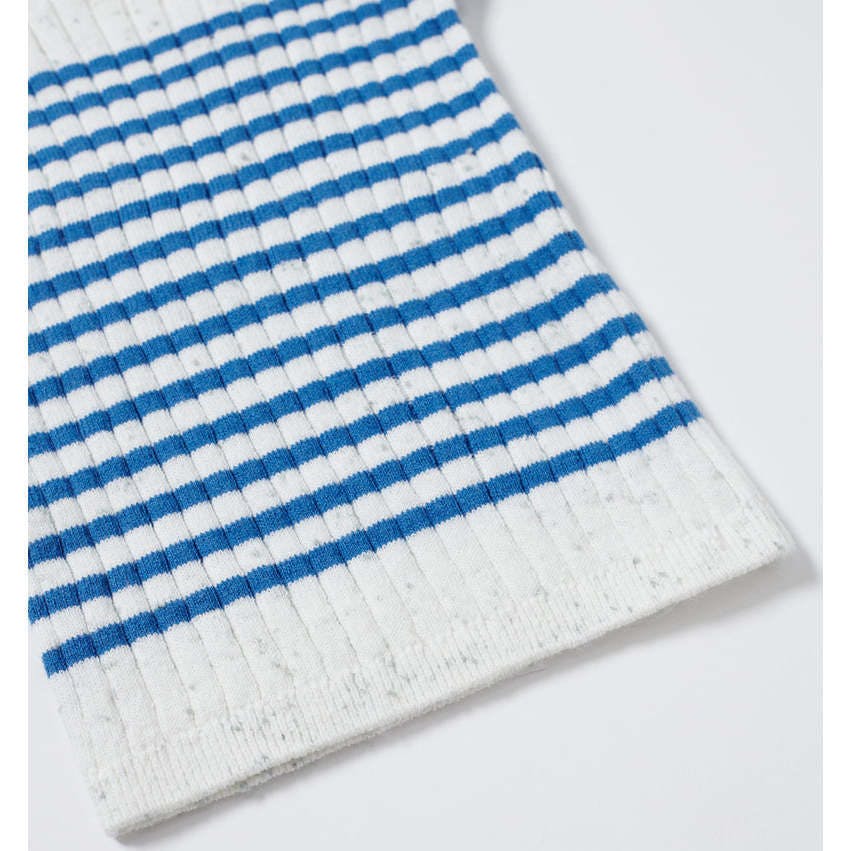 Ribbed Short Sleeve Top