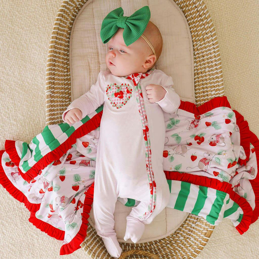 Sweet Strawberries Convertible One Piece