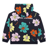Floral Print Zip-Up Hoodie
