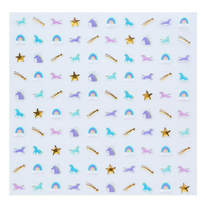 Unicorn + Rainbows Nail Stickers