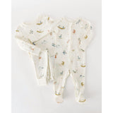 Ribbed Toddler Pajama, White