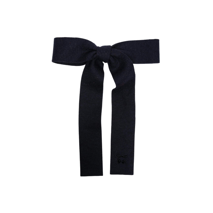 Brushed Wool Long Bow