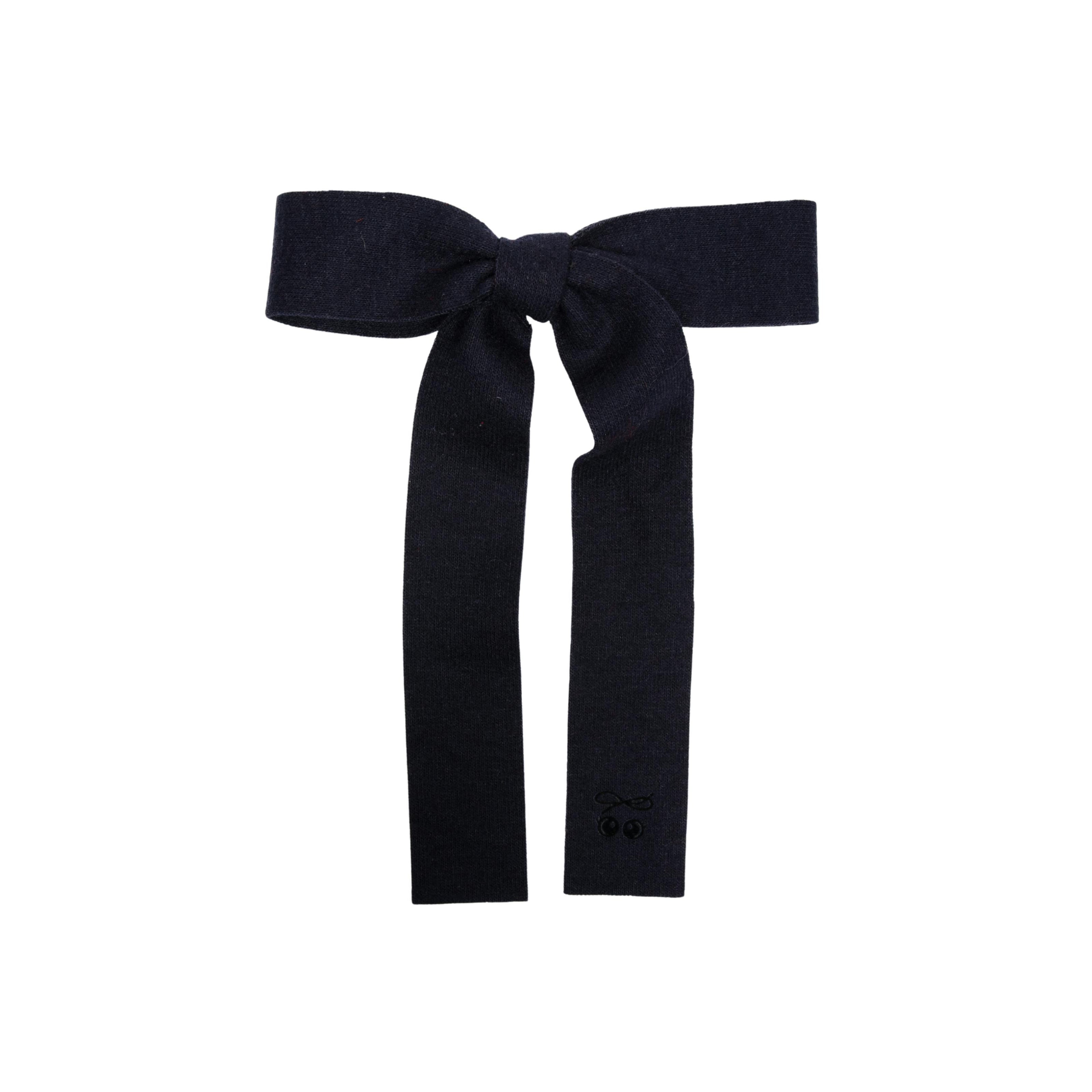 Brushed Wool Long Bow