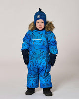 One-Piece Baby Play Snowsuit Designed for Car Seat