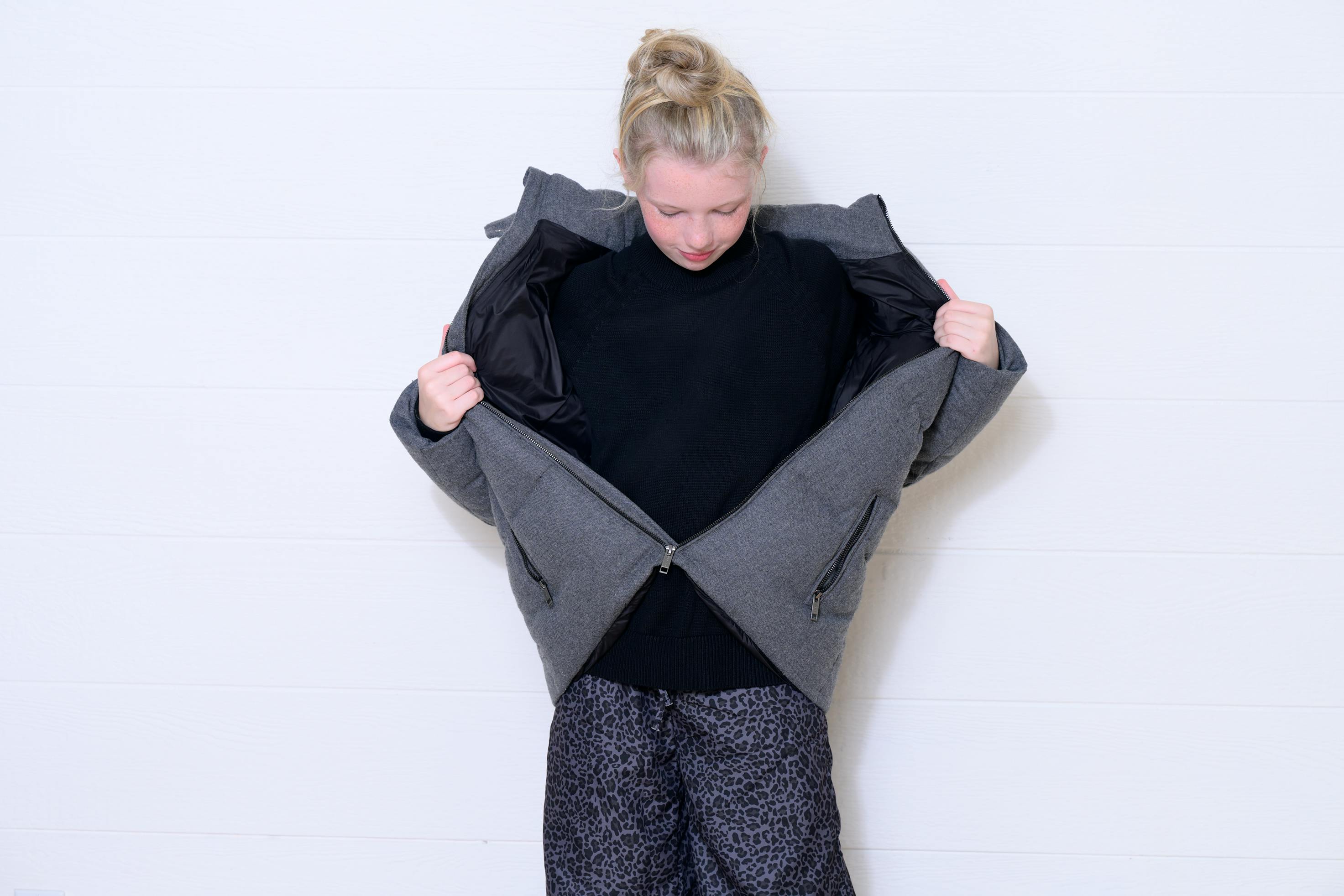 Teen Classic Jacket - Heather Gray