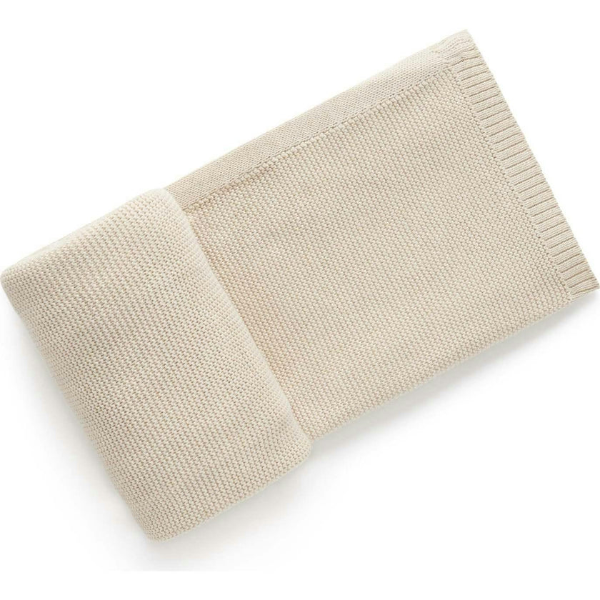 Textured Knit Blanket Wheat melange