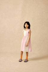 Organic Colorblock Bow Dress