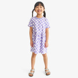 Kids check easy dress