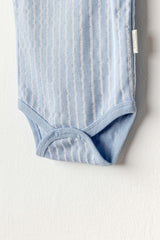 Beige and Blue Dino Bodysuits