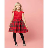 Diana Velvet & Tartan Party Dress